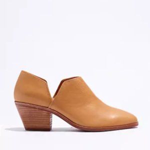 Madewell Gloria Shoe Boot in Camel Leather